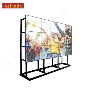 China 4x4 55inch LG 0.88mm LCD Video Wall Digital Signage Advertising LCD Wall Panel factory