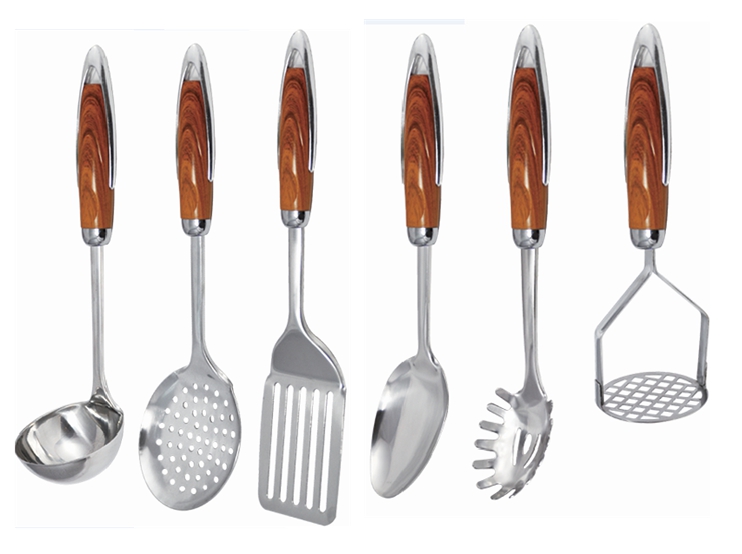 Sustainable and Customizable 7-Piece Stainless Steel Kitchen Tools for Modern Kitchen