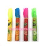Pen Shape Liquid Spray Candy With Sour Sweet Fruit Flavor ISO Approved