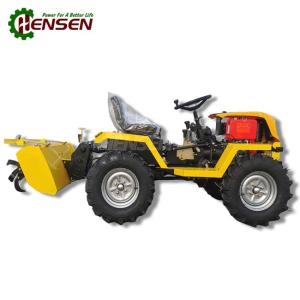 China Small Farm Tractors 12hp To 18hp Tractor Mini 4x4 With Back Rotary factory