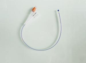 China Silicone Material 3 Way Foley Catheter 400mm Length Compact Dimension factory