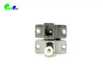 Fiber Optic Adapter LC Female To SC Female Simplex Split With Flange Blue Cap