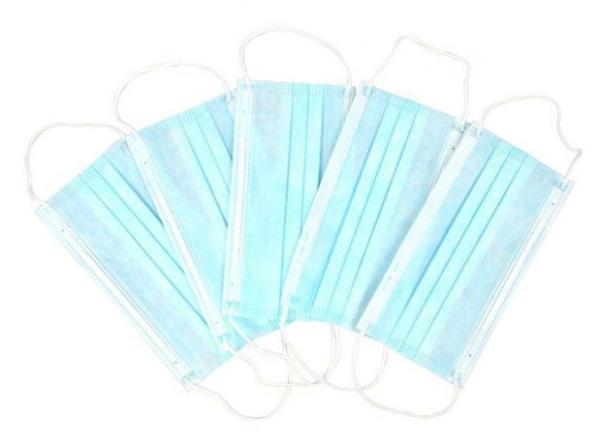 Hypoallergenic 3 Ply Earloop Face Mask Low Breathing Resistance For Outdoor