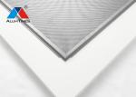 Anti Rust Aluminum Lay In Metal Ceiling Tiles 575x575mm Wooden Color