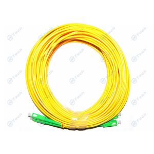 SC/APC - SC/APC Single Mode Fiber Optic Patch Cord 9/125μm Duplex With LSZH
