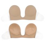 Niris Lingerie U Shape Backless Strapless Bras Push Up Padded Bra Half Cup