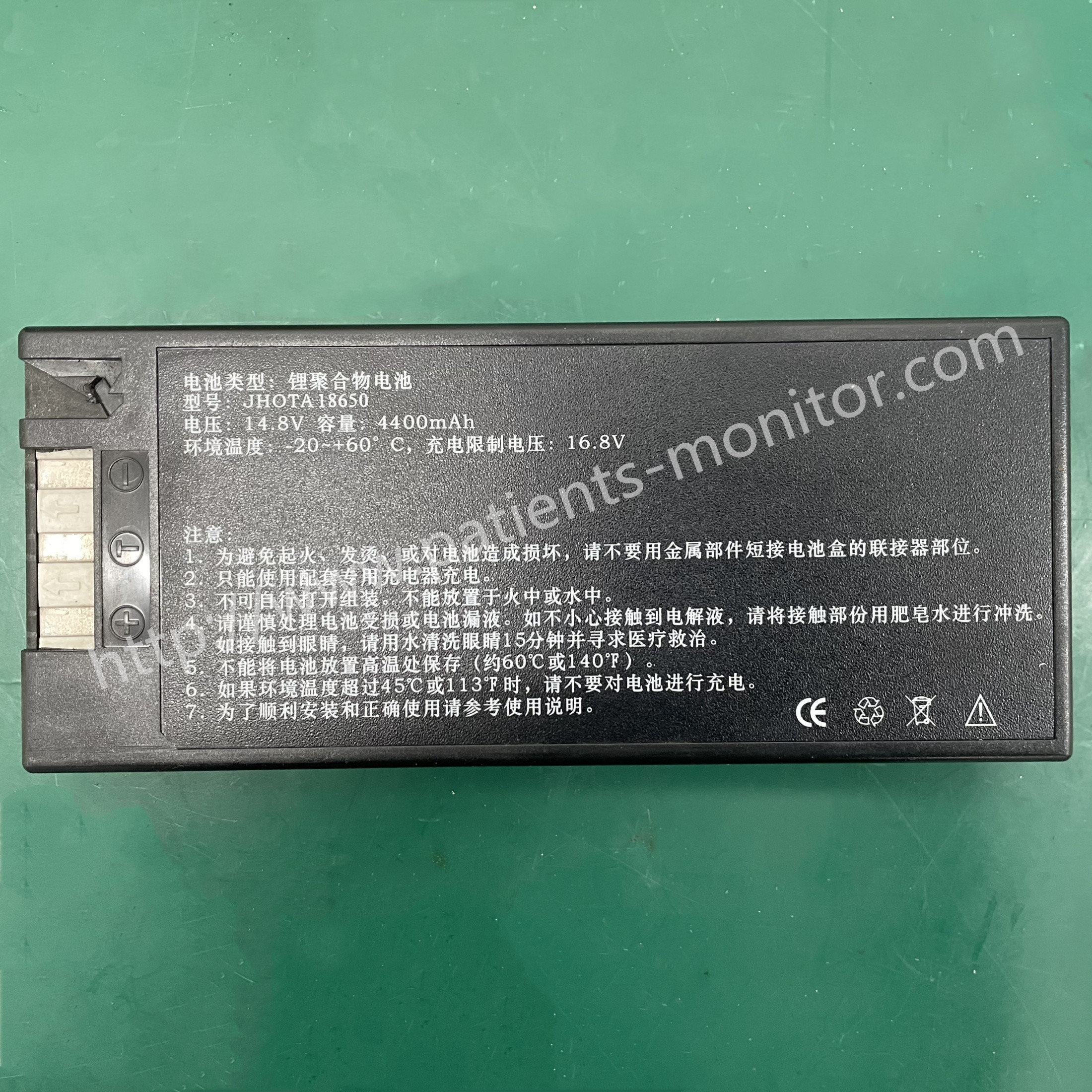 COMEN C60 Patient Monitor Parts Lithium Ion Battery Rechargeable JHOTA18650 14.8V 4400mAh
