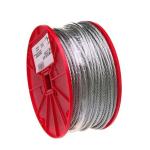 7*7 5.0mm Galvanized Steel Wire Rope Galvanized Aircraft Cable AISI 304