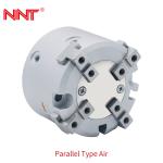 Air Fluied 4 Jaw Pneumatic Gripper , NNT NMHS4 Aluminum Air Cylinders