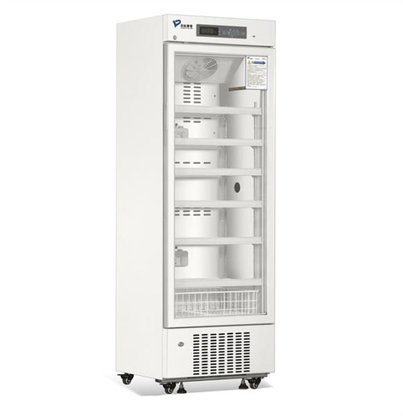 2 To 8 Degree Single Glass Door Pharmacy Medical Refrigerator For Vaccine