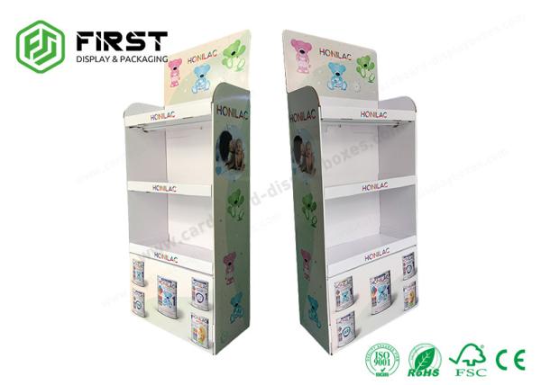 Custom Made Cardboard Display Retail Promotion Corrugated Floor Paper Display