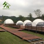 75kg/sqm Geodesic Dome Tent With 12mm Cotton Insulation Layer For Winter Cold