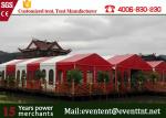 Professional big Top Party Tent , Customized Outdoor Tent With red roof