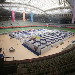 China Interlocking Design Portable Event Flooring For Turf Protection Camping Flooring on sale