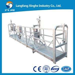 China ZLP Mobile scaffolding platform / rope suspended platform / hanging gondola for cleaning factory