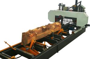 China Hydraulic Band Saw Wood Sawmill 1200mm Lumber Milling Machine factory