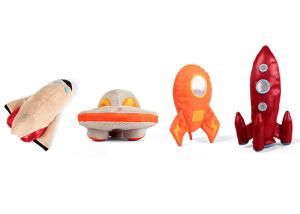 China Rocket UFO Aircraft Extremely Durable Dog Toys Indestructible Air Vehicle Fetch Out factory