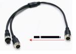 4pin Waterproof Extension Cable Male To Male / Female To Female M12 Wire