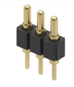 China Dual Head 3 Pin Pogo Connector High Current Male Gneder Board To Board factory