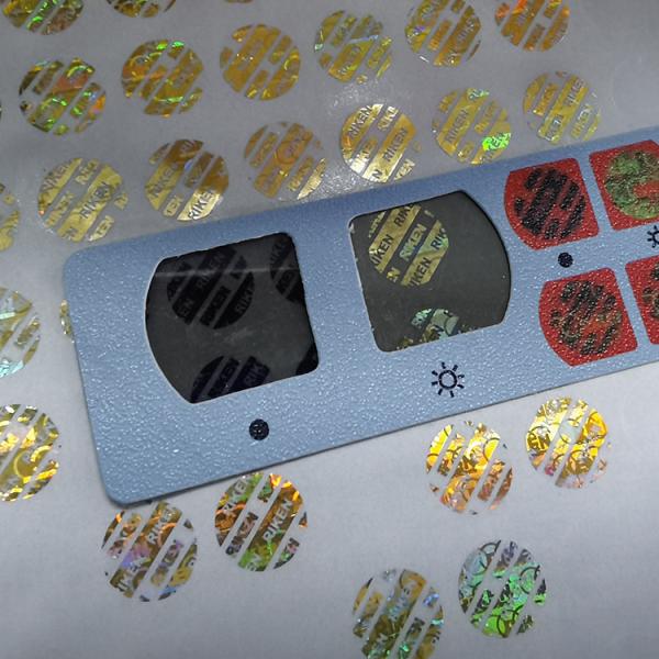Custom Holographic Security Stickers Offset Printed Glossy/Matt Finish
