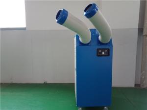 China Powerful 9300BTU Industrial Portable Air Conditioner 2700W Twin Flexible Outlets factory