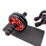2pcs Ab Wheel Roller Set Double Wheel Abs Health Abdomen Round