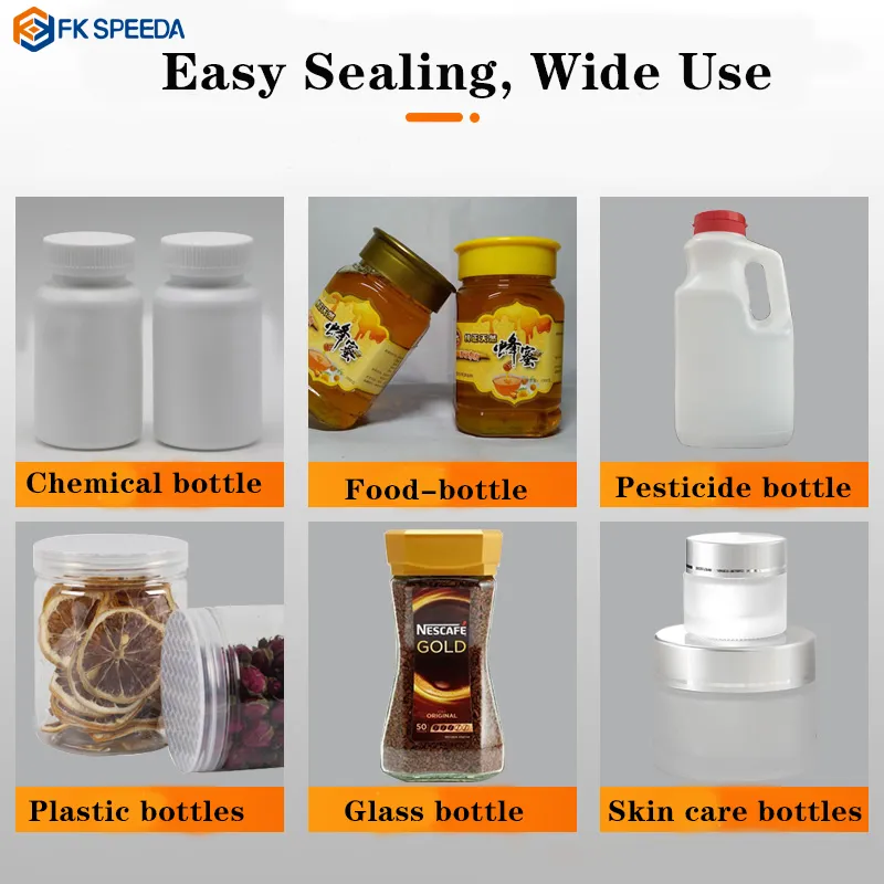 Automatic Pet Bottle Induction Sealing Machine for Jars Packaging Type Barrel Good