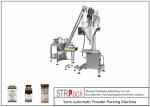 Auger Semi Automatic Powder Filling Machine For Multiple Containers