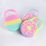 Children Decompression Toy Bags Silicone Girl Boy Unicorn Pop Press Schoolbag