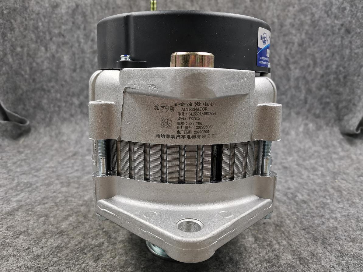 Metal 4930794 3415691 4934903 Jfz2707A DCEC Cumins 6CT Engine 28V 70A Alternator Assembly for Replace/Repair