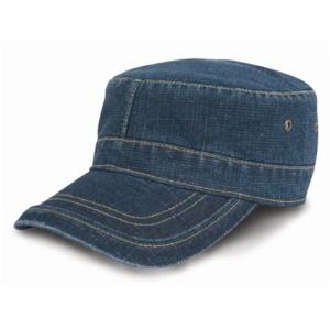 China Curved Peak Military Flat Top Army Cap Big Stitches / Sandwich Solid Color Available factory