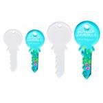Sublimation Blank Key Shape Acrylic Keychain For Sublimation Heat Transfer