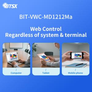 Convenient 12x HDMI Input HDMI Switch Box with 1×TCP/IP RJ45 and 1×RS-232 D-Sub