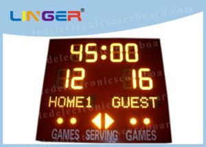China 8inch Amber Digits With Red Color Cabinet Led Electronic Scoreboard for Softball Sport factory