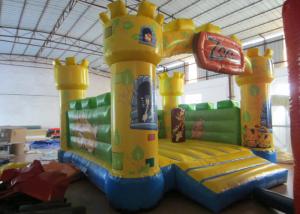 China Waterproof Zoo Inflatable Bouncy Castle , Cartoon Commercial Grade Bounce House factory