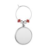 Fashion Sublimation Blank Wine Glass Charm Wine Glass Markers for sublimation