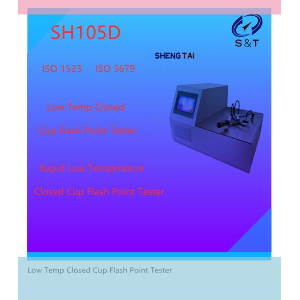Rapid Low Temperature Closed Cup Flash Point Tester ISO 1523 And ISO 3679