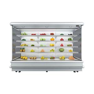 Grocery Multideck Open Chiller Drink Vegetable Fruits Display Fridge