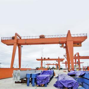 China Industrial 15m Gantry Crane Heavy Duty Double Girder 3 Phase factory