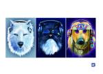 PET / PP Animal Print Lenticular Posters For Home Decoration SGS