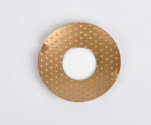 China High Strength Thrust Washer Bearing Sintered Copper Alloy Bimetallic Material factory