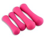 Bone Shaped Impregnated Dumbbells Women'S Rubber Covered Dumbbells Athlete