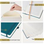 Leatherette Paper Hardcover OEM ODM A5 2023 Planner Daily Schedule Monochrome