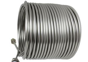 China Long Round Stainless Steel Coiled Tubing / Metal Pipe Coil With ISO9001 factory
