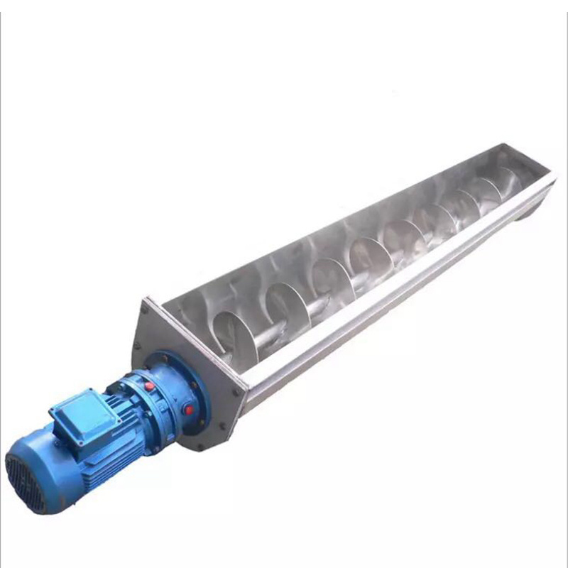 OEM Custom Large Capacity Air Tight Hopper Spiral Screw Auger Feeder Conveyor