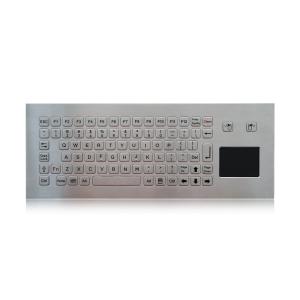 IP65 Dynamic 5VDC Industrial Washable Computer Keyboard FCC With Touchpad