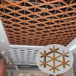 Triangle Suspended Metal Ceiling Drop Sound Absorbing Grid / Grille