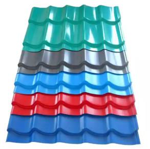 China 0.45mm 0.6Mm Thick Zinc Coated Prepainted Steel Roofing Sheet Corrugated Metal Roofing Sheet factory
