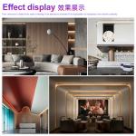 Bamboo Charcoal Wood Veneer 1220*2440*5/8mm Flame Retardant Bamboo Charcoal Wood