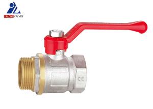 China F NPT Aluminum Brass Ball Valve 232 Psi Solder Ball Valve factory